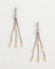 Mixed Metal Linear Earrings Mixed Metals - Chico's
