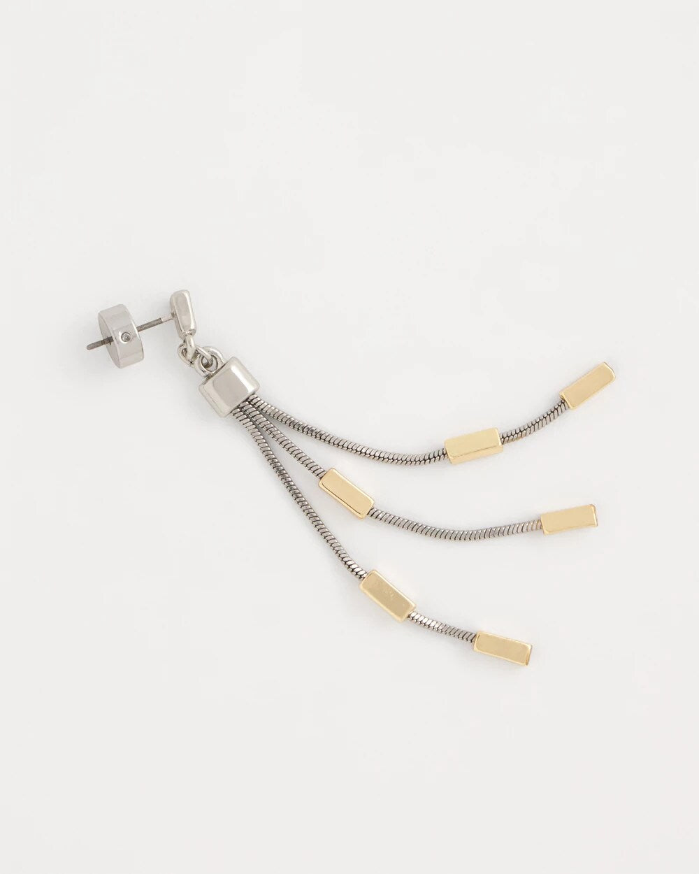Mixed Metal Linear Earrings Mixed Metals - Chico's