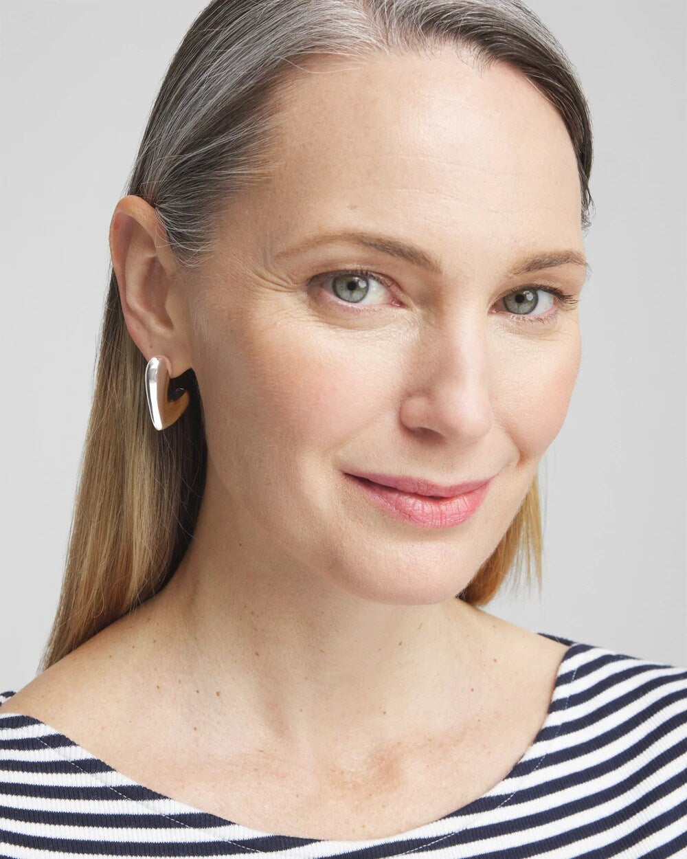 No Droop® Silver Tone Mini Hoops Silver - Chico's