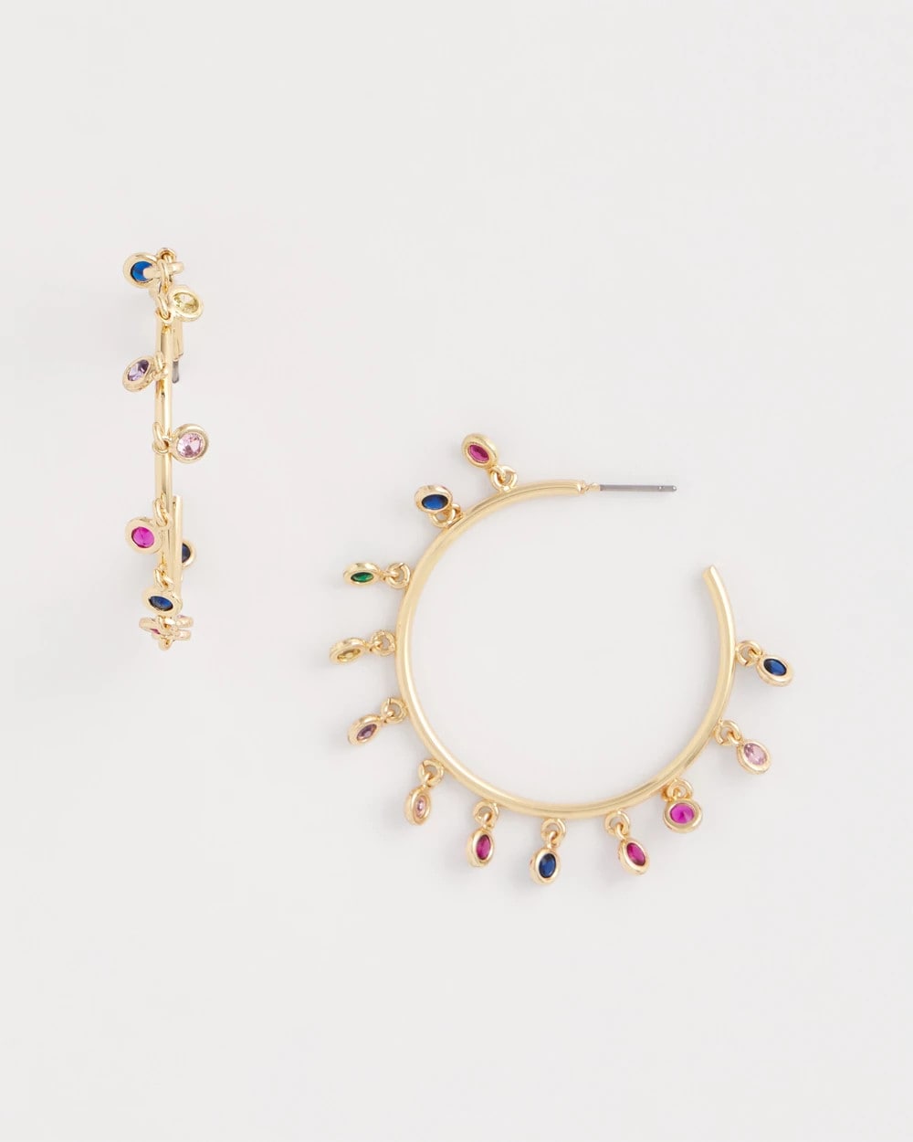 Multi-Color Hoop Earrings Multi - Chico's