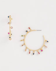 Multi-Color Hoop Earrings Multi - Chico's