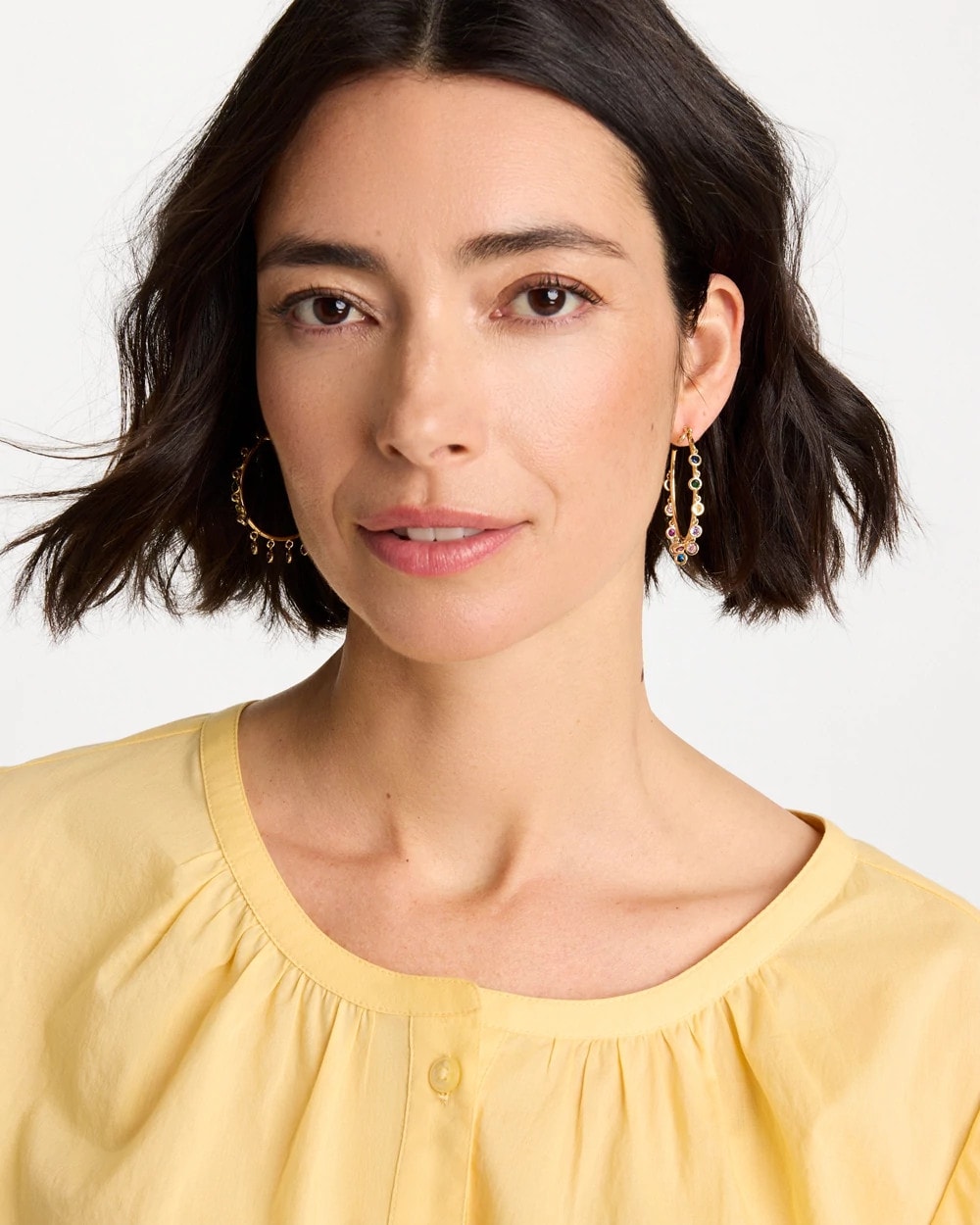 Multi-Color Hoop Earrings Multi - Chico's