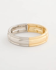 Mixed Metal Hinge Cuff Bracelet Mixed Metals - Chico's