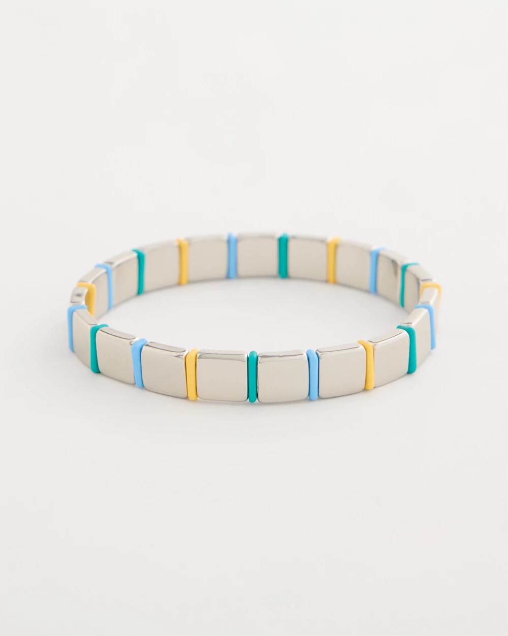 Glam Teal Slice Stretch Bracelet Teal - Chico's