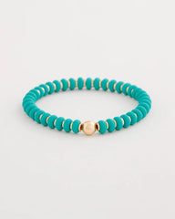 Green Round Stretch Bracelet Teal - Chico's