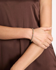 Mixed Metal Beaded Stretch Bracelet Mixed Metals - Chico's