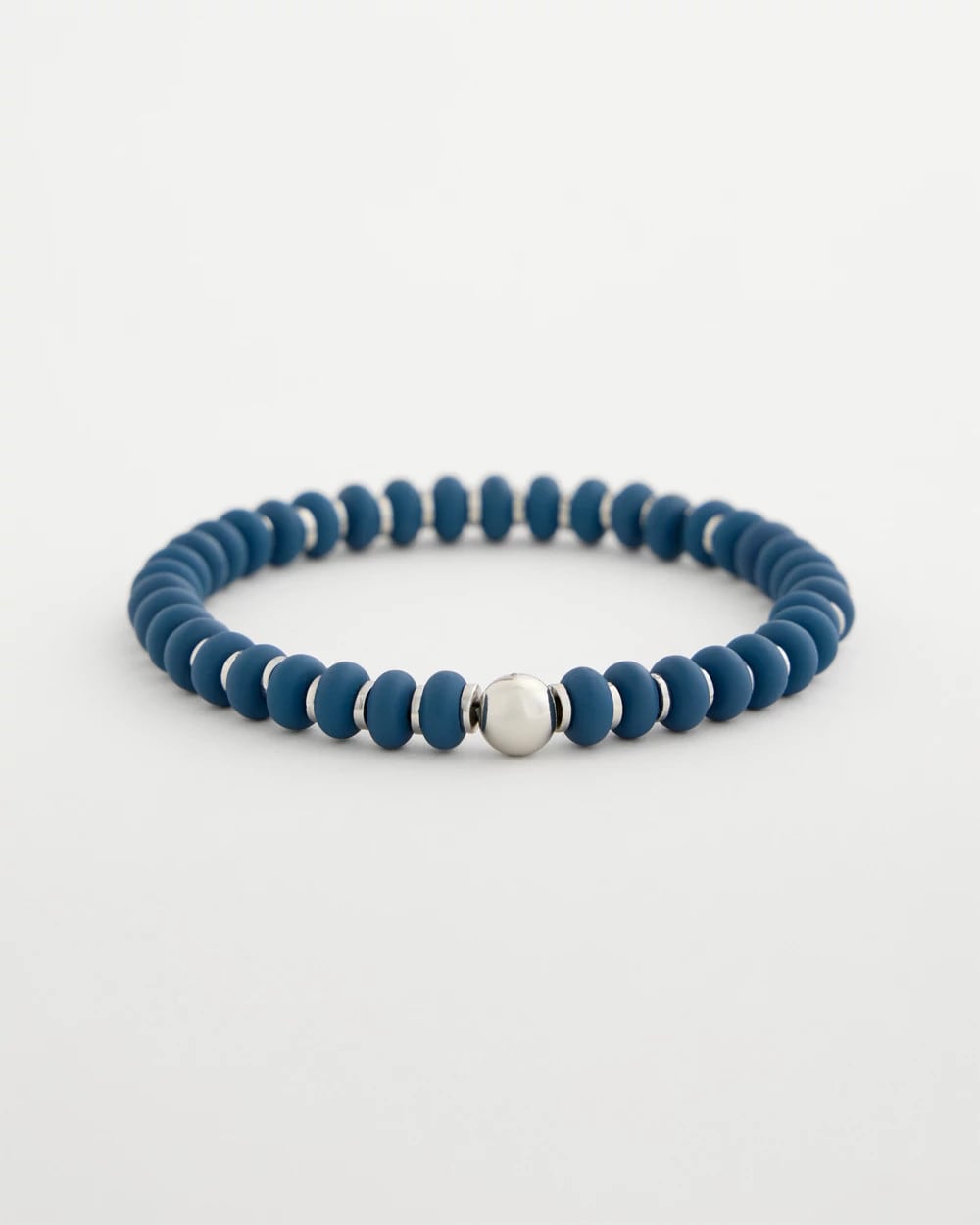 Navy Round Stretch Bracelet Navy - Chico's