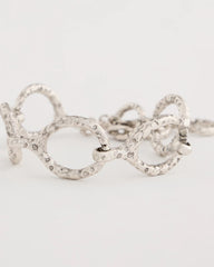 Silvertone Open Link Toggle Bracelet Silver - Chico's