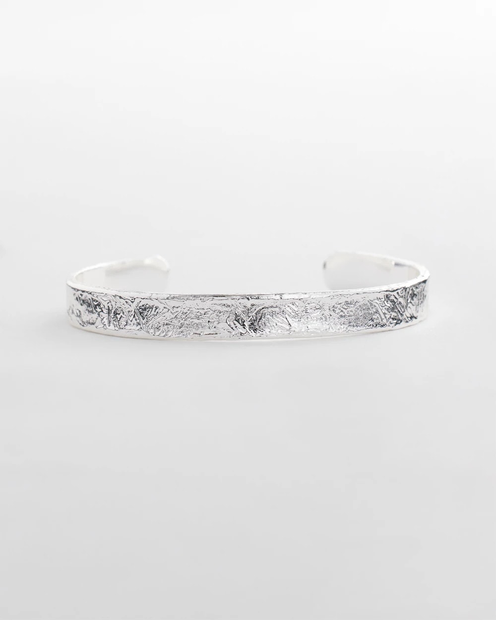 Silvertone Flexible Cuff Bracelet Silver - Chico's
