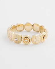 Stretch Lucky Charm Bracelet Gold - Chico's