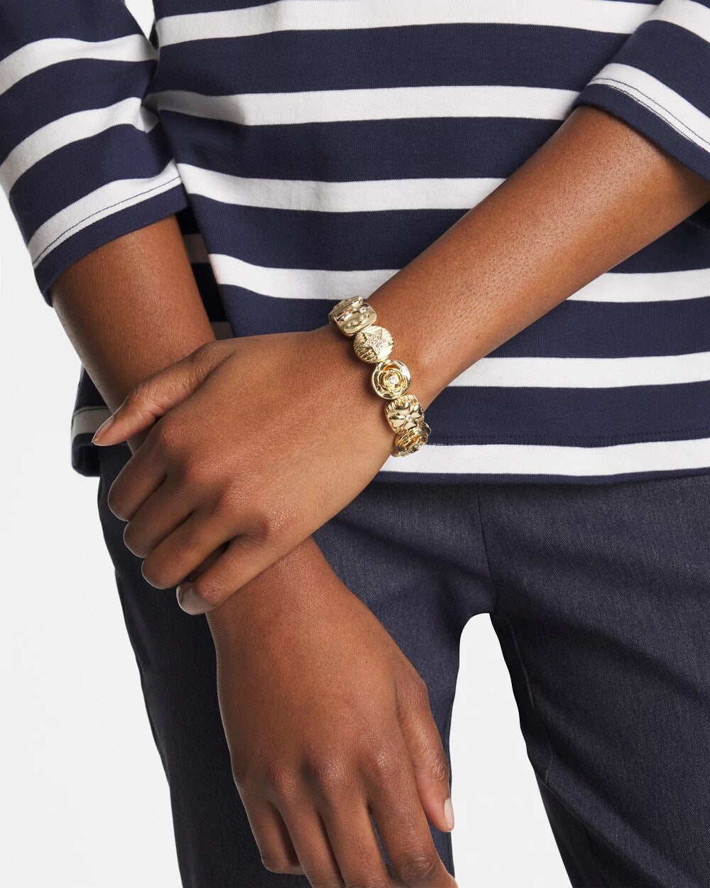 Stretch Lucky Charm Bracelet Gold - Chico's