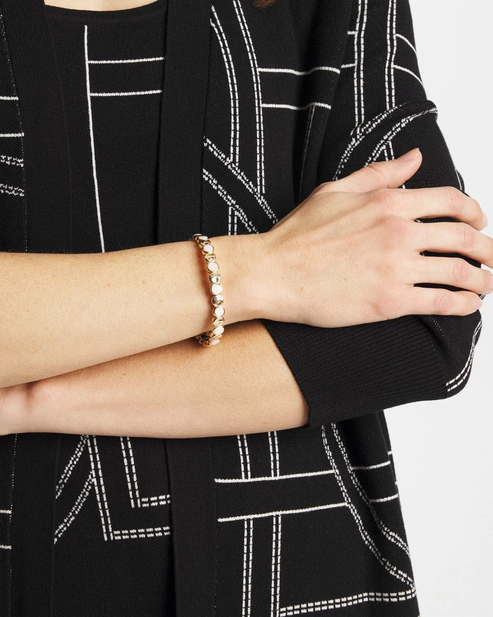 Pearl Mini Circle Stretch Bracelet Pearl - Chico's
