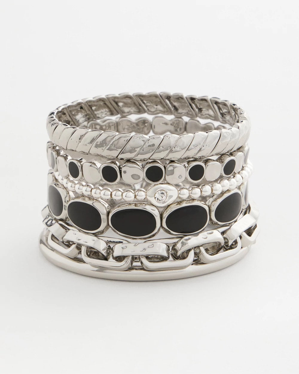 Black Large Stretch Bracelet Black - Chico's