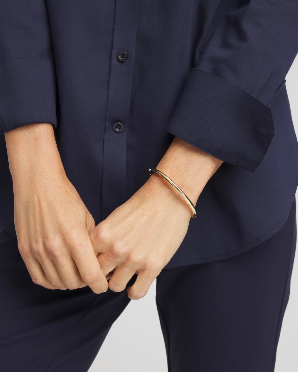 Gold Hinge Bangle Gold - Chico's