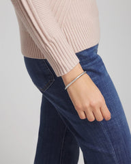 Silver Hinge Bangle Silver - Chico's