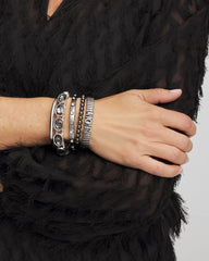 Silver Hinge Bangle Silver - Chico's