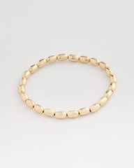 Goldtone Oval Beaded Stretch Bracelet Gold - Chico's