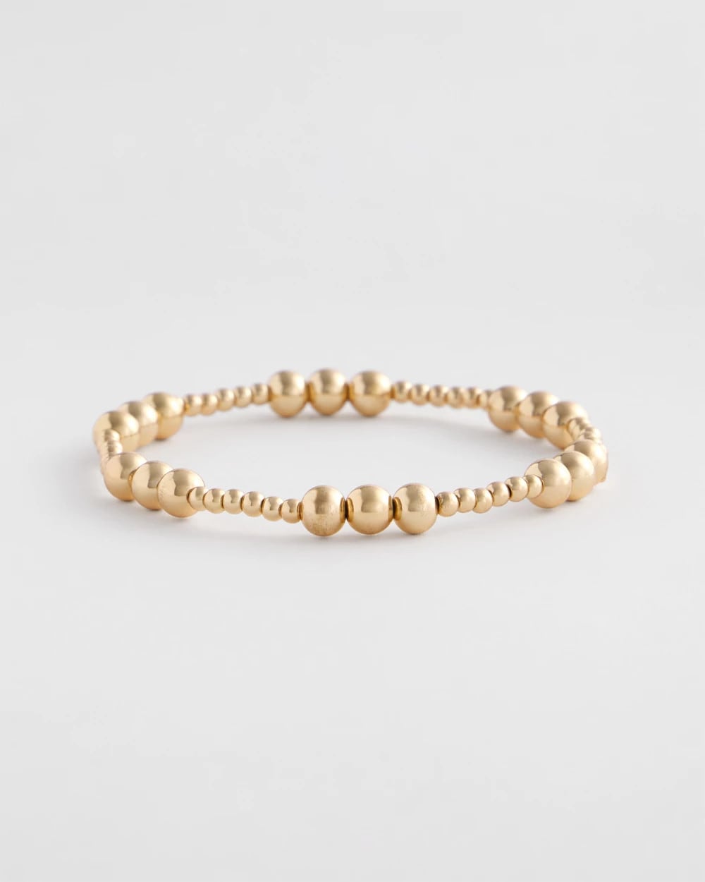 Gold-tone Small Bead Stretch Bracelet Gold - Chico's