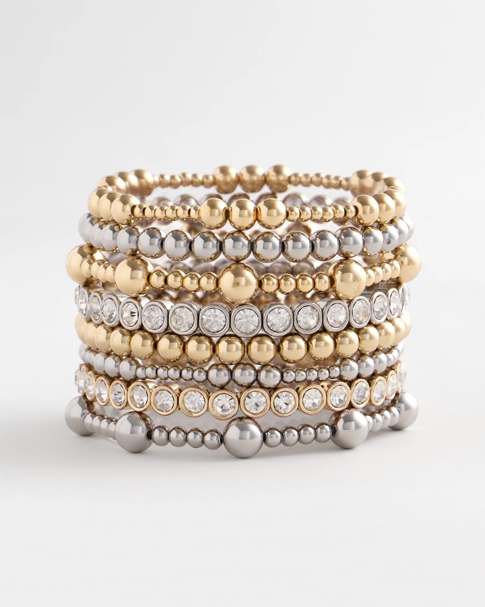Gold-tone Small Bead Stretch Bracelet Gold - Chico's