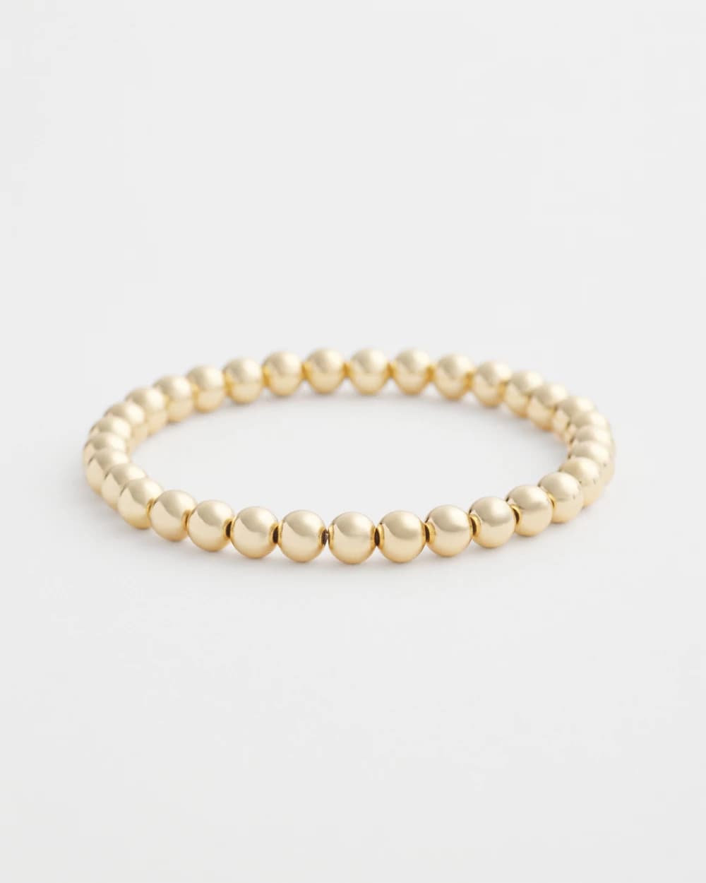 Small Beaded Gold Tone Stretch Bracelet Gold - Chico's