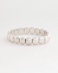 Silvertone Stretch Bracelet Silver - Chico's