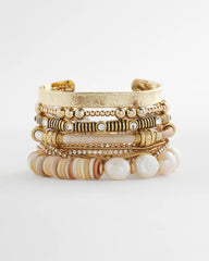 Goldtone Multistrand Bracelet Gold - Chico's