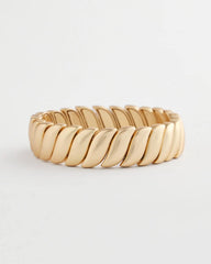 Matte Twist Stretch Bracelet Gold - Chico's
