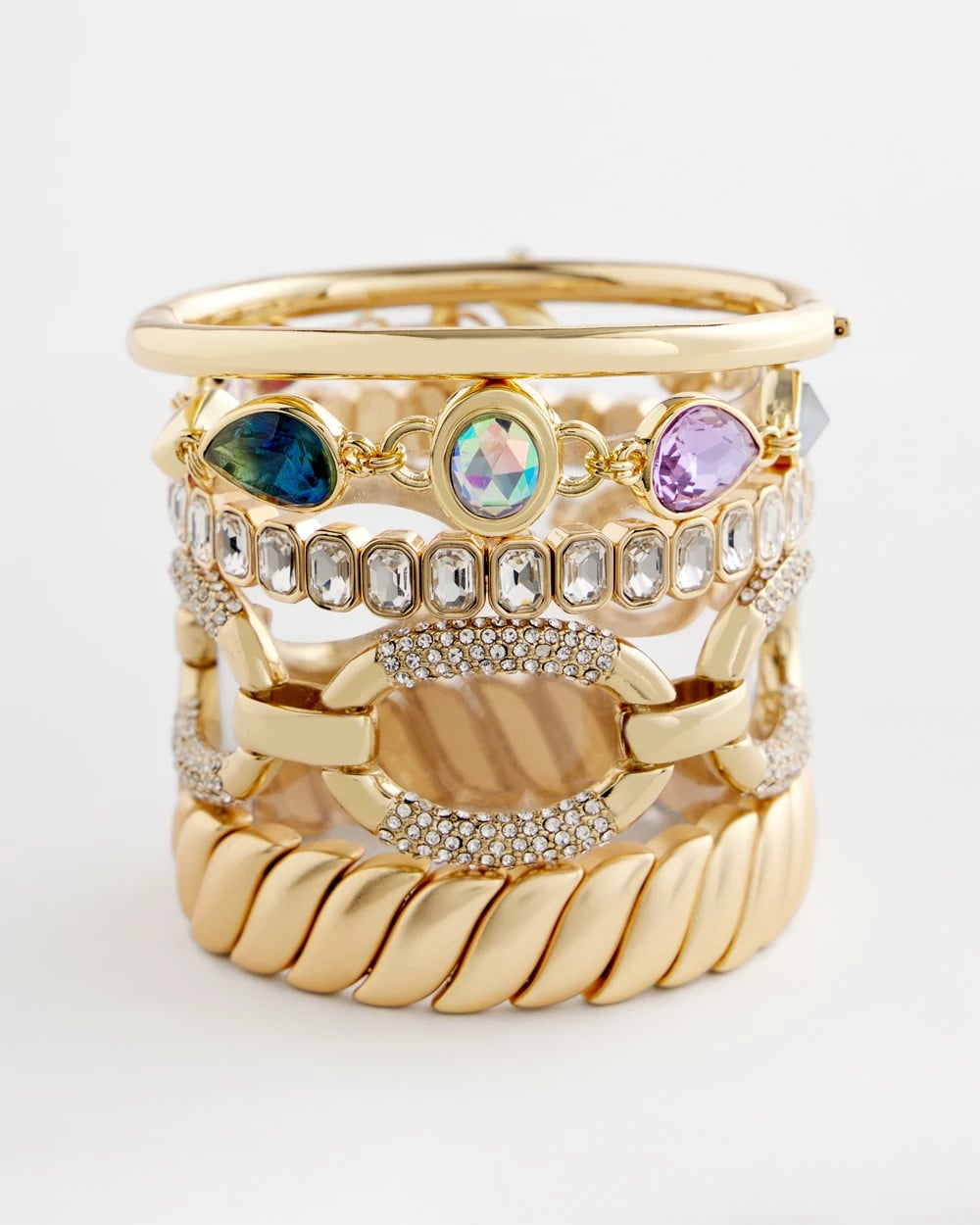 Matte Twist Stretch Bracelet Gold - Chico's