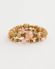 Stretch Bracelet Set of Two Coral - Chico's