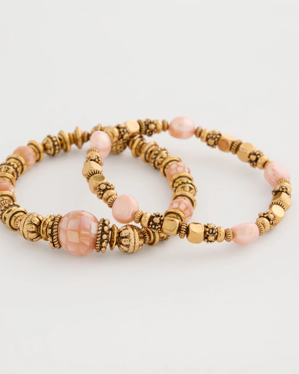 Stretch Bracelet Set of Two Coral - Chico's