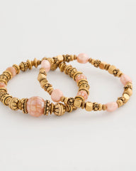Stretch Bracelet Set of Two Coral - Chico's