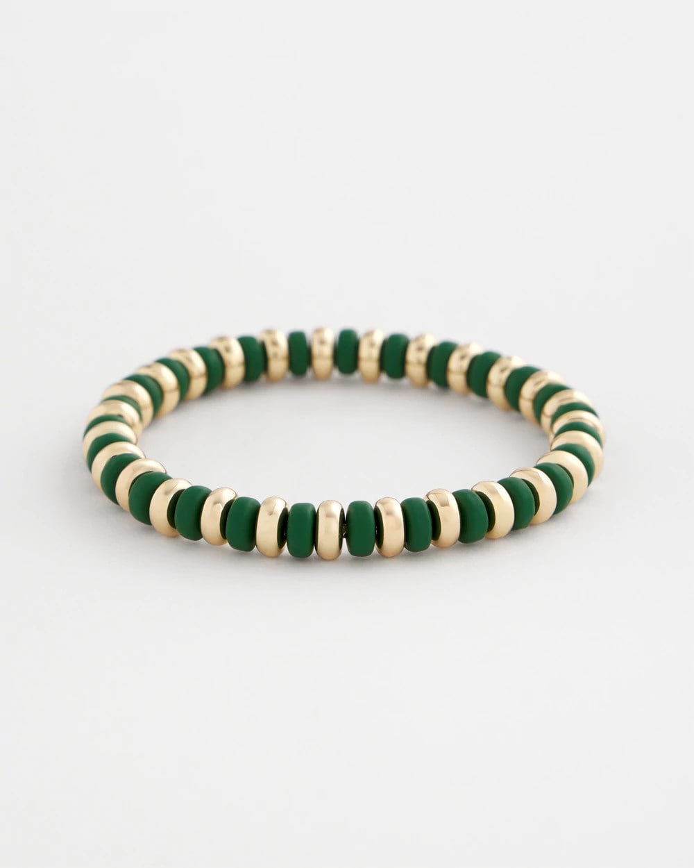 Green Gold Slice Stretch Bracelet Green - Chico's