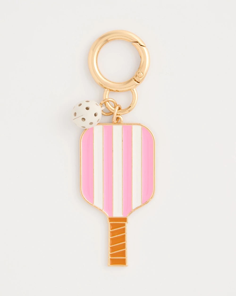 Pink Enamel Pickleball Bag Charm Pink - Chico's
