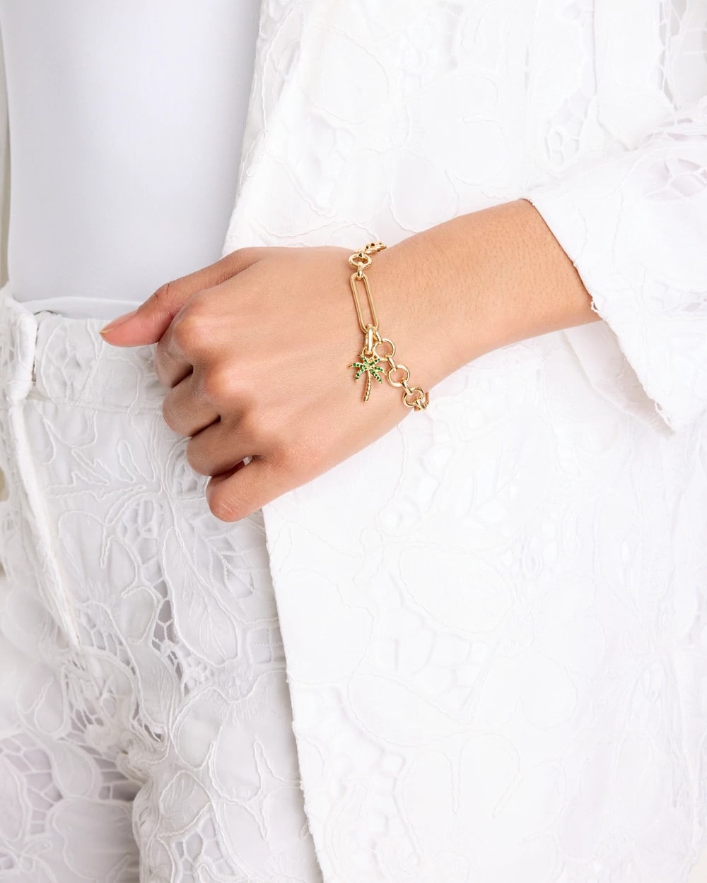 Palm Tree Charm Gold - Chico's