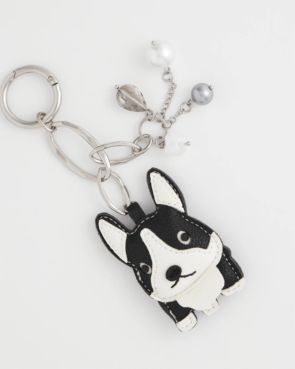 Frenchie Dog Bag Charm Black/White - Chico's