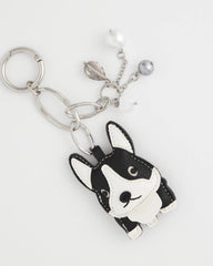 Frenchie Dog Bag Charm Black/White - Chico's