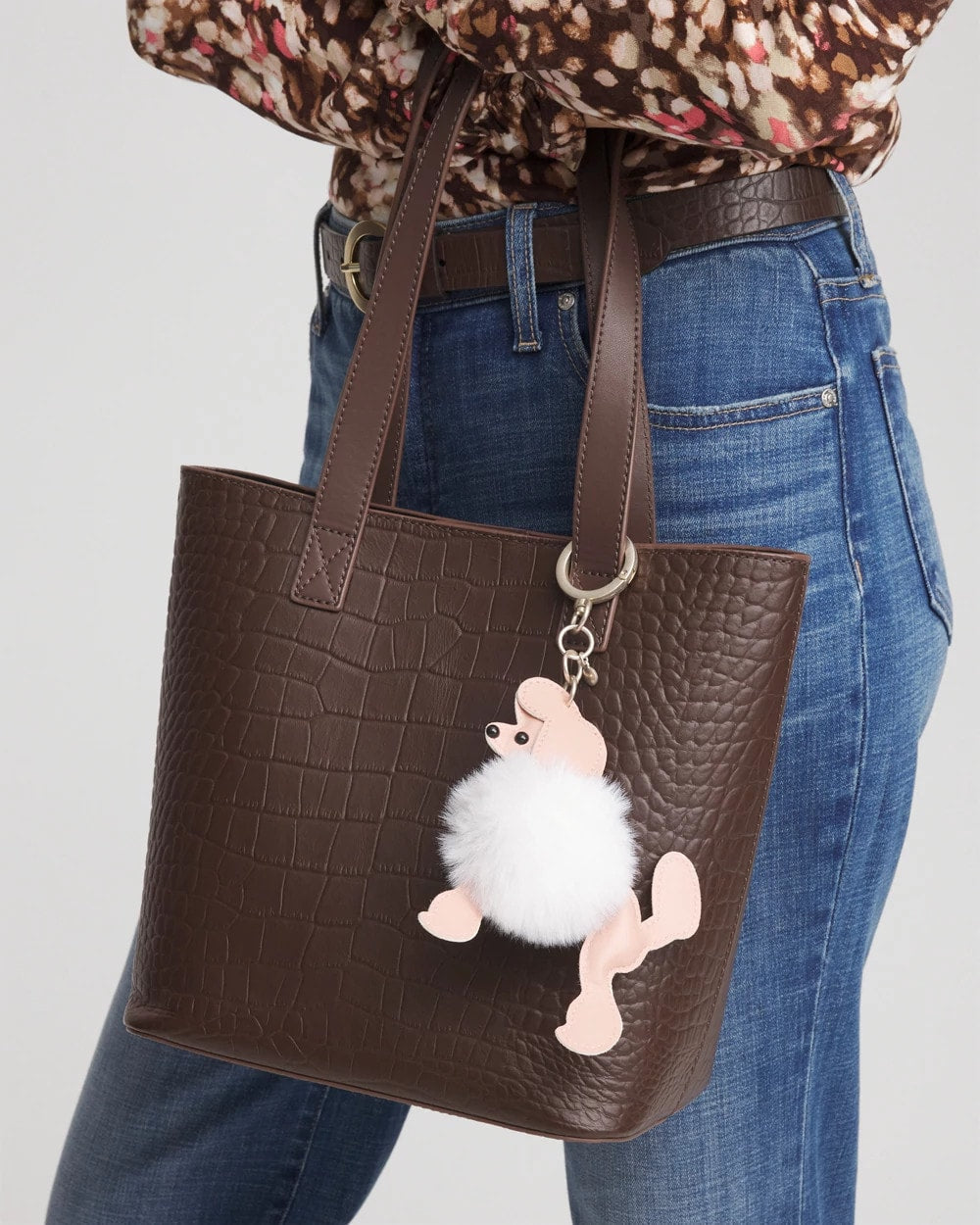 Poodle Bag Charm Pink - Chico's