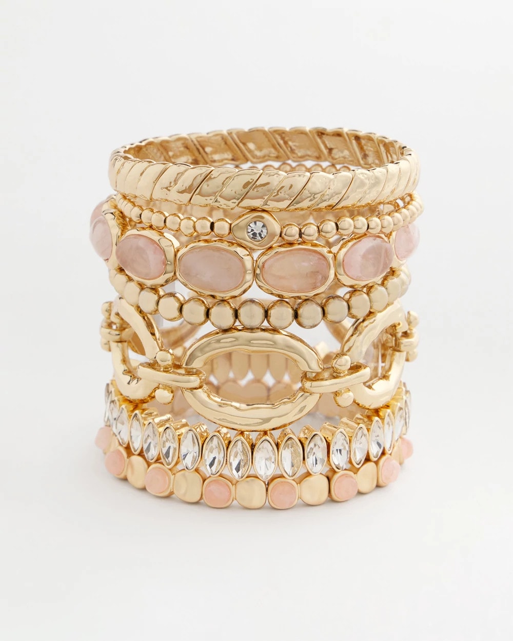 Mini Bead Stretch Hero Bracelet Gold - Chico's