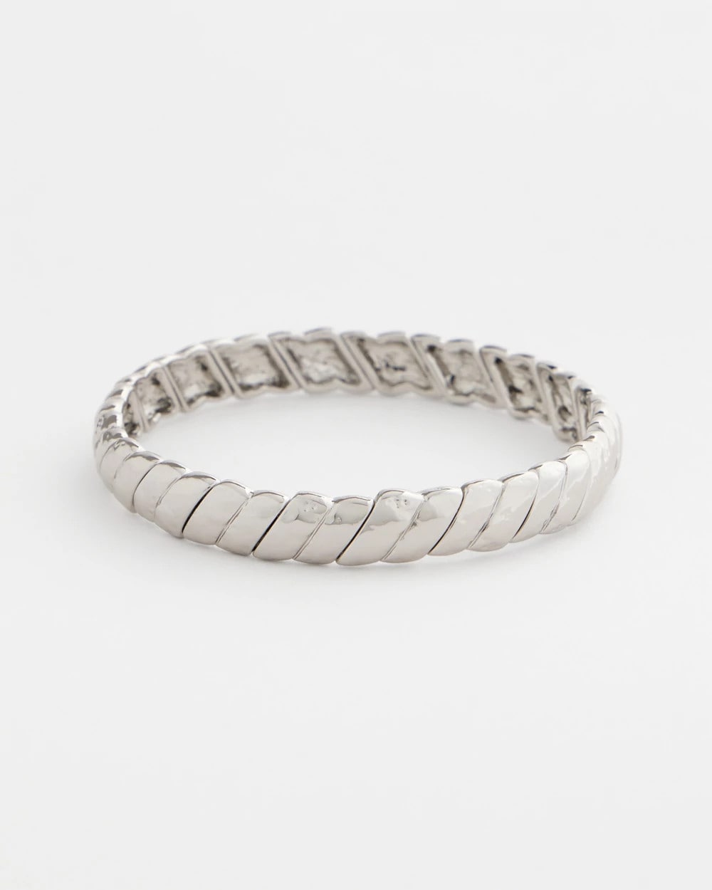 Thin Twist Stretch Bracelet Silver - Chico's
