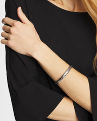Thin Twist Stretch Bracelet Silver - Chico's