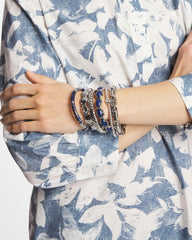 Thin Twist Stretch Bracelet Silver - Chico's