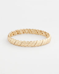 Thin Twist Stretch Bracelet Gold - Chico's
