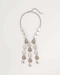 Island Metal Linear Necklace Mixed Metals - Chico's