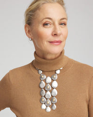 Island Metal Linear Necklace Mixed Metals - Chico's