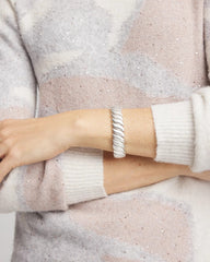 Matte Twist Stretch Bracelet Silver - Chico's