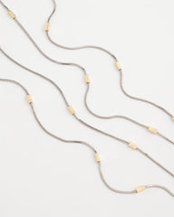 Mixed Metal Double Strand Necklace Mixed Metals - Chico's