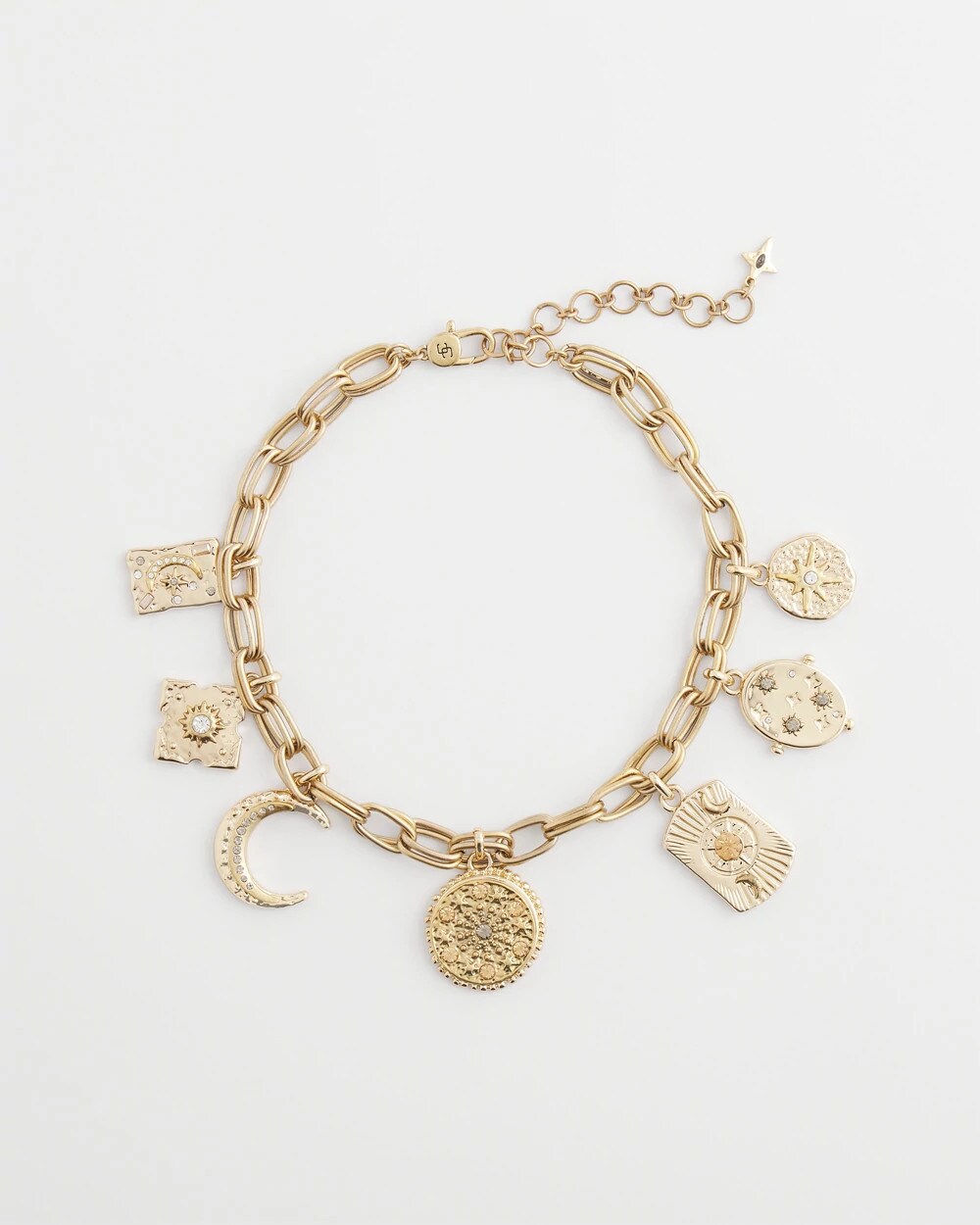 Gold Celestial Charm Necklace Gold - Chico's
