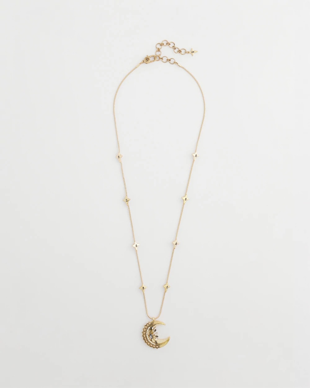 Gold Moon Pendant Necklace Gold - Chico's