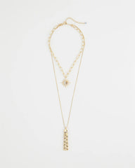 Convertible Zodiac Pendant Necklace Gold - Chico's