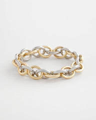 Open Link Stretch Bracelet Mixed Metals - Chico's